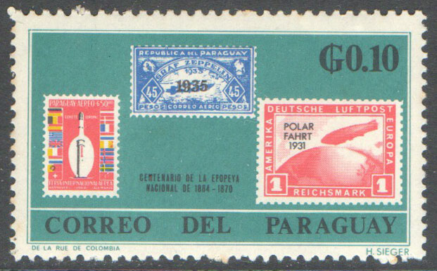 Paraguay Scott 943 Mint
